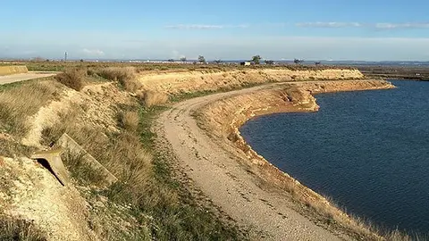 L'embassament de la Bassella on s'instal·larà la Planta Potabilitzadora de Miralcamp.