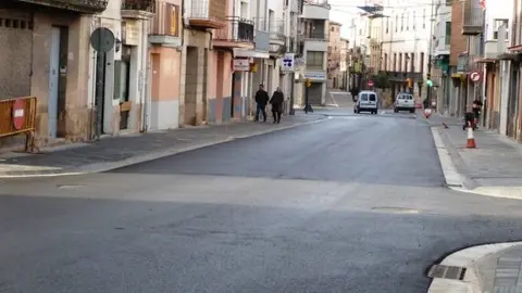 Carrers arranjats recenment a les Borges