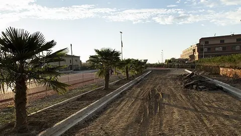 Obres de remodelació del passeig Mossèn Fidel de Golmés.