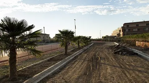 Obres de remodelació del passeig Mossèn Fidel de Golmés.