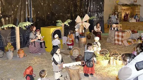 Una trentena de nens i nenes participen en el Pessebre Vivent d'El Petit Estel de Golmés
