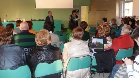 Xerrada de l'escriptor Pep Coll a la Biblioteca de les Borges