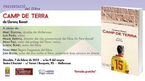 Camp de terra, nou llibre de Llorenç Bonet.