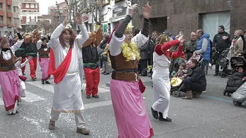 Les colles que van participar en la Gran Rua del 2014 a Mollerussa.