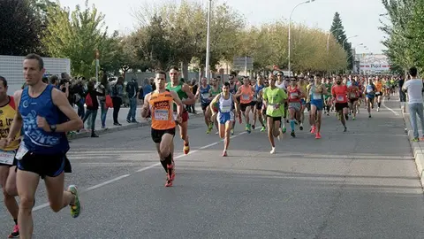 Imatge de la sortida de la Mitja Martó de Mollerussa.