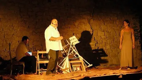 Teatre de Butxaca i La Gata Roja en l'edició del 2014.