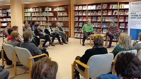 Jordi Coca presenta a la Biblioteca Jaume Vila, el llibre,  La nit de les papallones.