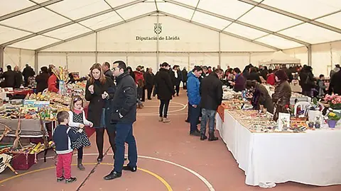 Mercat Artesania en el marc de la Festa Major de Castellnou de Seana.