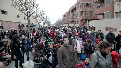 Multitudinària Rua de carnestoltes 2015 a Mollerussa.
