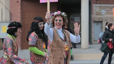 Multitudinària Rua de carnestoltes 2015 a Mollerussa.