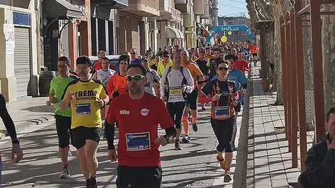 Imatge del circuit urbà de la Mitja Marató de Balaguer.