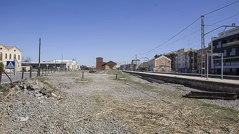 Terrenys en els que es construirà la nova estació d&#39;autobusos.
