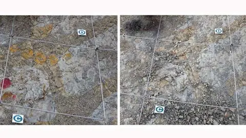 El jaciment museu d'ous de dinosaure de Coll de Nargó abans i després