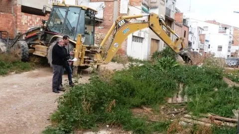 Actuació al carrer Ave Maria de les Borges (18-03-2015)