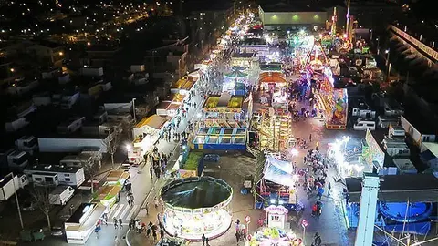 Imatge del recinte de les Firetes en el marc de la Fira de Sant Josep de Mollerussa.