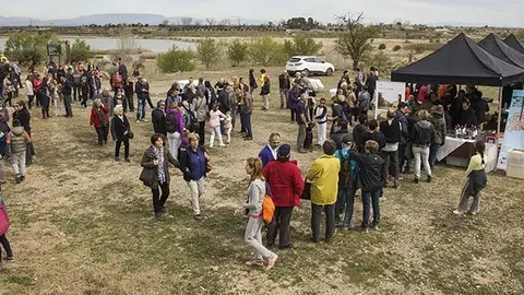 Centenars de persones han visitat l'Estany en la commemoració del desè aniversari.