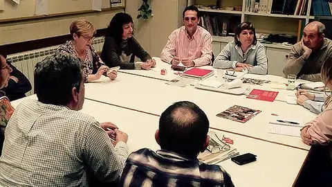 Reunió de l'assemblea local del PSC de Mollerussa.