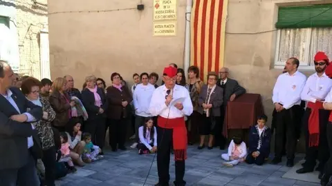 Inauguració de la Plaça de la Massa Coral els cantaires de Juneda