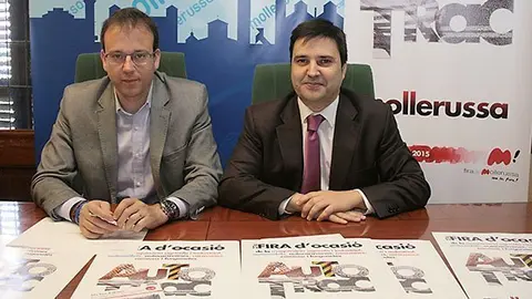 Marc Solsona i Poldo Segarra presenten la Fira Autotrac 2015.