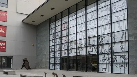 Imatge del mural que presidirà el Saló del Llibre Infantil i Juvenil de Mollerussa. 