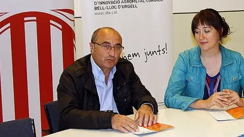 Ramon Cònsola i Anna Feliu, presenten la Jornada "Musculat" de l'Ida de Bell-lloc.