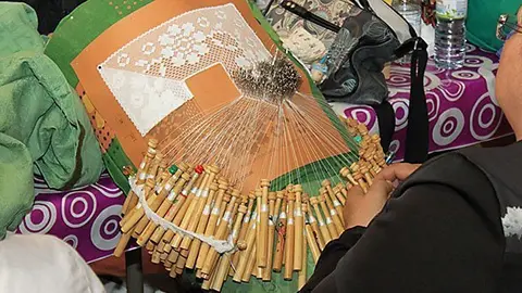 una mostra dels treballs que van participar en la Trobada.