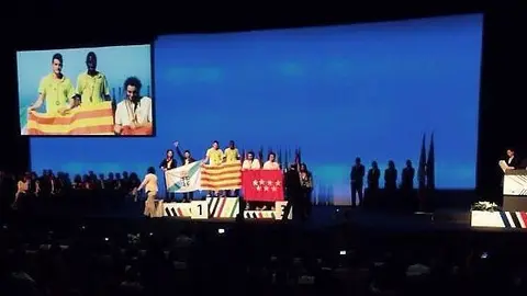 Els representants catalans en el lliurament de premis d'SpainKills.