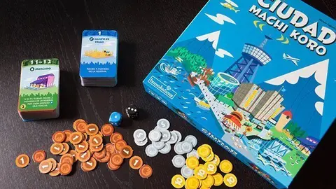 El joc de taula Machi Koro de Devir Iberia.