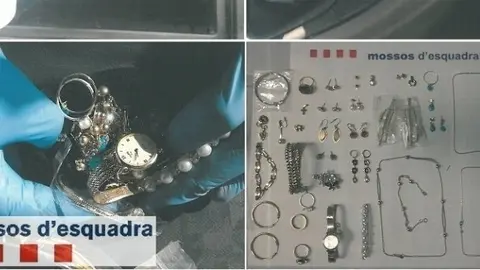 Imatges de les joies que havien estat robades a Juneda