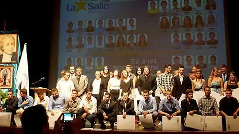 Els finalistes dels Cicles Formatius de La Salle Mollrussa.