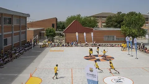 Inauguració Pati 14 escola Pompeu Fabra