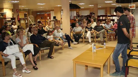Presentació del llibre a la Biblioteca Comarcal Jaume Vila.