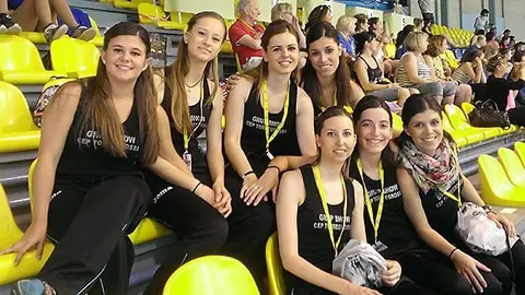 Les patinadores de Torregrossa en la final francesa.