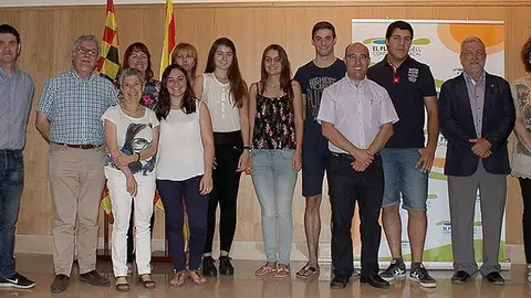 Guanyadors del Premi Comarcal de Treballs de Recerca.