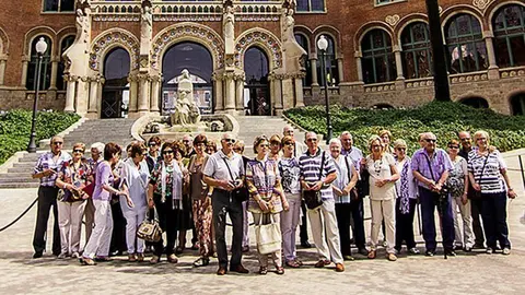 Visita a Barcelona de l'Aula d'Extensió Universitària
