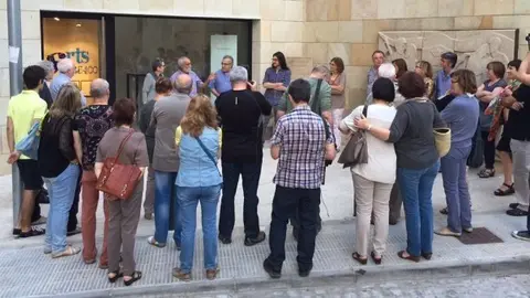 Inauguració de l'exposició La festa era fora 2 (15-06-2015)