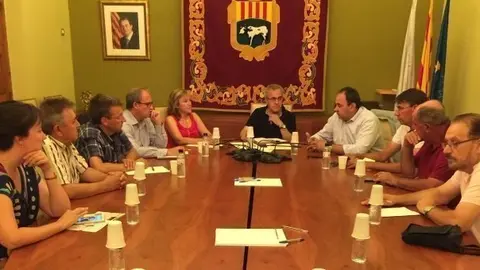 Reunió de la plataforma Prou morts a l'N-240 d'aquest divendres