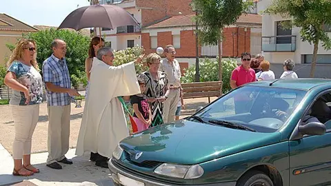 Els vehicles van rebre la benedicció