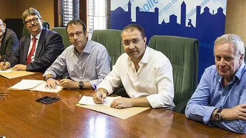 El conveni de col·laboració s'ha signat avui a l'Ajuntament