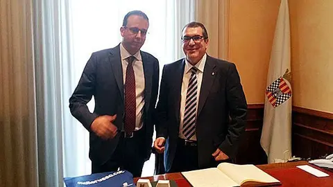 El conseller s'han reunit amb l'alcalde Marc Solsona
