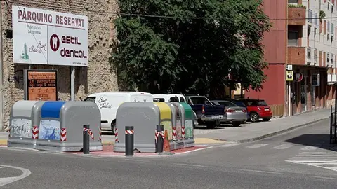 Àrea d'aportació al carrer Ferrer i Busquets