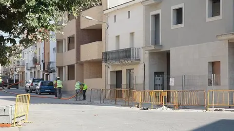 Obres de la xarxa a Castellnou de Seana