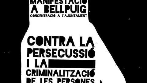 Cartell de la convocatória a Bellpuig