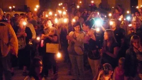 Marxa de torxes per la independència a les BorgesT