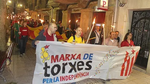 la Marxa de Torxes recorre els carrers de Mollerussa