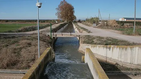 Imatge del Canal d'Urgell al Pla d'Urgell