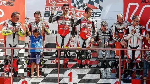 El podium del Trofeu Català RODI
