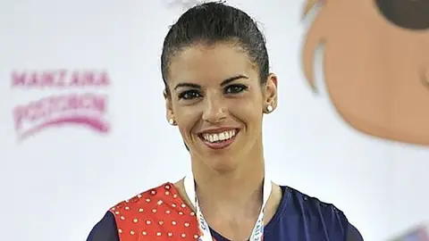 Mònica Gimeno amb la medalla de bronze del mundial de Cali