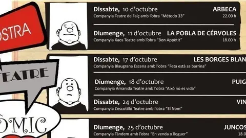 cartell teatre comic garrigues 2015T