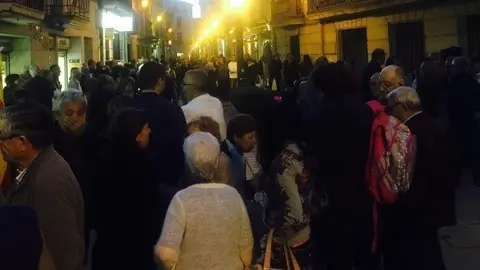 Concentració de suport als imputats pel 9N a les Borges Blanques